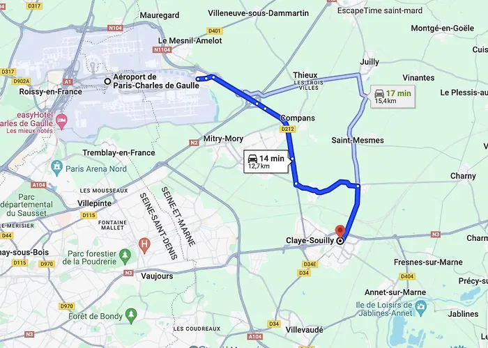 Apartman Studio Cozy Proche Aeroport Cdg